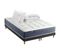 Ensemble Matelas Ressort 7 Zones + Mémoire De Forme + Sommier + Couette + Oreillers 180x200 Noir