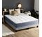 Ensemble Matelas Ressort 7 Zones + Mémoire De Forme + Sommier + Couette + Oreillers 160x200 Gris