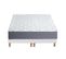 Ensemble Matelas Ressort 7 Zones H.30cm + Sommier + Couette + Oreillers Max 2x80 X 200 Cm Blanc