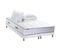 Ensemble Matelas Ressort 7 Zones + Sommier + Oreiller + Couette 180x200 Blanc