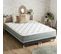 Ensemble Matelas Ressort 7 Zones Hygge + Sommier + Couette + Oreillers 2x80 X 200 Cm Noir