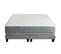 Ensemble Matelas Ressort 7 Zones Hygge + Sommier + Couette + Oreillers 2x80 X 200 Cm Gris Chiné