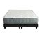 Ensemble Matelas Ressort 7 Zones Hygge + Sommier + Couette + Oreillers 2x90 X 200 Cm Noir