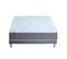 Ensemble Matelas Ressort 7 Zones H.30cm + Sommier + Couette + Oreillers Max 140 X 190 Cm Gris Chiné