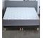 Ensemble Matelas Ressort 7 Zones H.30cm + Sommier + Couette + Oreillers Max 2x80 X 200 Cm Noir