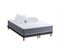 Ensemble Matelas Ressort 7 Zones H.30cm + Sommier + Couette + Oreillers Max 2x80 X 200 Cm Noir