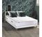 Ensemble Matelas Ressort 7 Zones + Mémoire De Forme + Sommier Bellagio 2 140 X 190 Cm Blanc