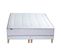 Ensemble Matelas Ressort 7 Zones + Mémoire De Forme + Sommier Bellagio 2 2x80 X 200 Cm Blanc