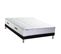 Ensemble Matelas Ressort 7 Zones + Mémoire De Forme + Sommier Bellagio 2 160 X 200 Cm Noir