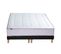 Ensemble Matelas Ressort 7 Zones + Mémoire De Forme + Sommier Bellagio 2 2x80 X 200 Cm Noir