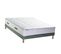 Ensemble Matelas Ressort 7 Zones + Mémoire De Forme + Sommier Bellagio 2 140 X 190 Cm Vert Celadon