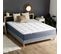 Ensemble Matelas Ressort 7 Zones + Mémoire De Forme + Sommier King Style 140 X 190 Cm Gris Chiné