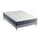 Ensemble Matelas Ressort 7 Zones + Mémoire De Forme + Sommier King Style 140 X 190 Cm Gris Chiné