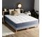 Ensemble Matelas Ressort 7 Zones + Mémoire De Forme + Sommier King Style 2x80 X 200 Cm Gris Chiné