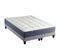 Ensemble Matelas Ressort 7 Zones + Mémoire De Forme + Sommier King Style 2x80 X 200 Cm Gris Chiné