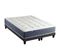 Ensemble Matelas Ressort 7 Zones + Mémoire De Forme + Sommier King Style 2x80 X 200 Cm Noir