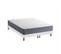 Ensemble Matelas Ressort 7 Zones H.30cm + Sommier Max 2x80 X 200 Cm Blanc