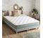 Ensemble + Matelas Ressort 7 Zones Face Hiver/eté Différente Hygge 2x90 X 200 Cm Gris Chiné