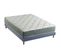 Ensemble + Matelas Ressort 7 Zones Face Hiver/eté Différente Hygge 160 X 200 Cm Bleu Denim