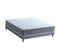 Ensemble Matelas Ressort 7 Zones H.30cm + Sommier Max 160x200 cm Gris Chiné