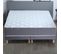 Ensemble Matelas Ressort 7 Zones H.30cm + Sommier Max 2x80 X 200 Cm Gris Chiné