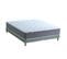 Ensemble Matelas Ressort 7 Zones H.30cm + Sommier Max 160 X 200 Cm Vert Celadon