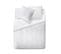 Housse De Couette En Satin Blanc 140x200