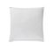 Taie D'oreiller Carrée En Satin Blanc 65x65