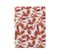 Drap Plat En Percale De Coton Rouge 180x290