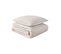 Parure De Lit En Percale De Coton Beige 200x200