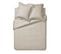 Housse De Couette Unie En Percale De Coton Lin 240x220