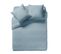 Housse De Couette En Coton Bleu 140x200