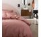 Drap Plat En Coton Rose Solaire 240x300 Made In France