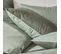 Housse De Couette Bicolore En Coton Vert 140x200