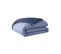 Housse De Couette Bicolore En Coton Bleu 140x200