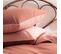 Parure De Lit En Coton Rose 200x200cm