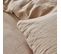 Parure De Lit En Gaze De Coton Beige 200x200