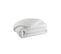 Parure De Lit En Percale De Coton Blanc 240x220