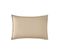 Parure De Lit En Percale De Coton Beige Lin 140x200