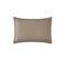 Parure De Lit En Percale De Coton Marron Clair 140x200