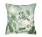 Taie D'oreiller Imprimée En Satin De Coton Vert 65x65