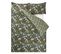 Housse De Couette En Percale De Coton Vert 140x200