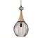 Suspension H. 58 cm ZAGORATAN Noire et naturel