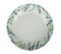 Assiette creuse Ø 20 cm BOTANIK Blanc et vert