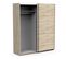 Armoire 2 Portes Coulissantes - L178,1 Cm