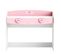 Bureau 1 Tiroir Anastasia Rose Et Blanc - Rose