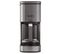 Cafetière Filtre Programmable 12 Tasses 1000w Noir/inox - Cfp200