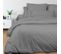 Drap Plat Camille Coton Percale 240x300 Cm Gris