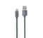 Câble Mfi Nylon / Usb-a Pour iPhone iPad 1 M - Gris