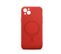 Coque Souple Compatible Magsafe Pour iPhone 13 Mini - Rouge